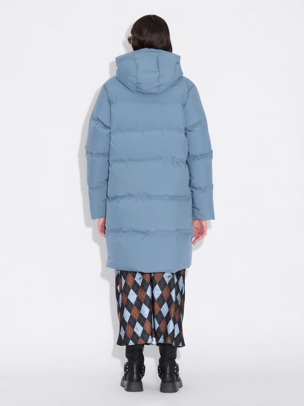 Holzweiler Outerwear Dunjakke | Loen Down Jacket Blue Aqua