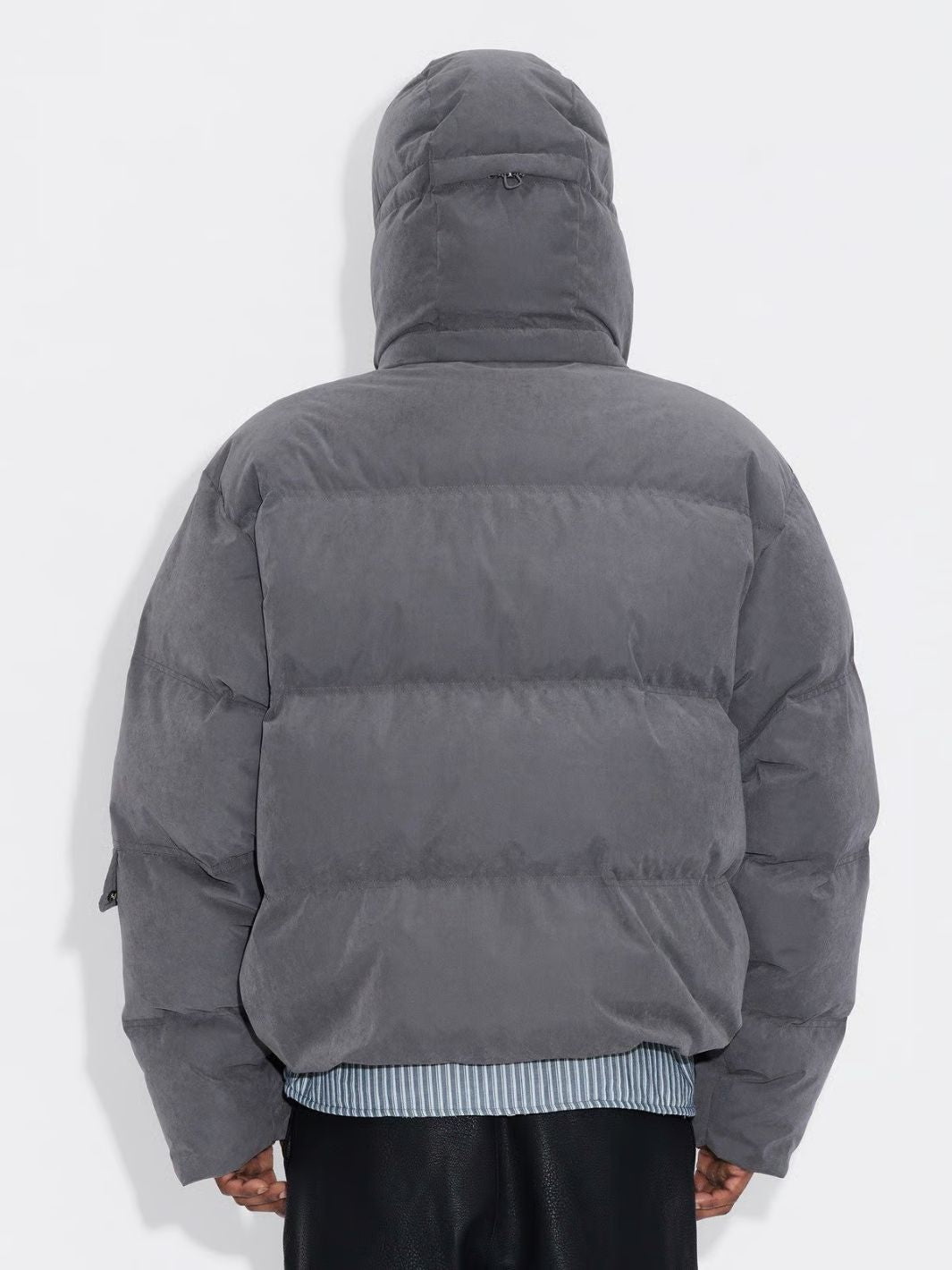 Holzweiler Outerwear Dunjakke | Narvik Brushed Down Jacket Grey