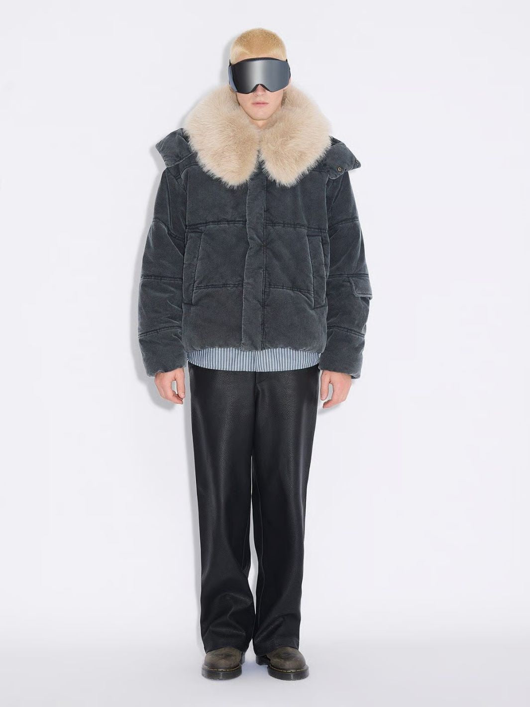 Holzweiler Outerwear Dunjakke | Narvik Corduroy Jacket Black