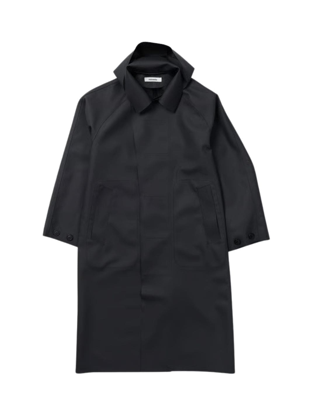 Holzweiler Outerwear Frakk | Luus Hooded Coat Black