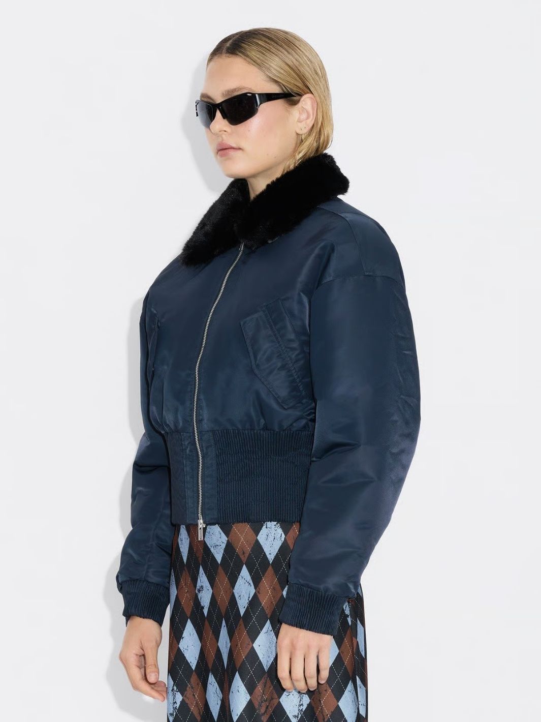 Holzweiler Outerwear Jakke | Saphra Bomber Jacket Dk Blue