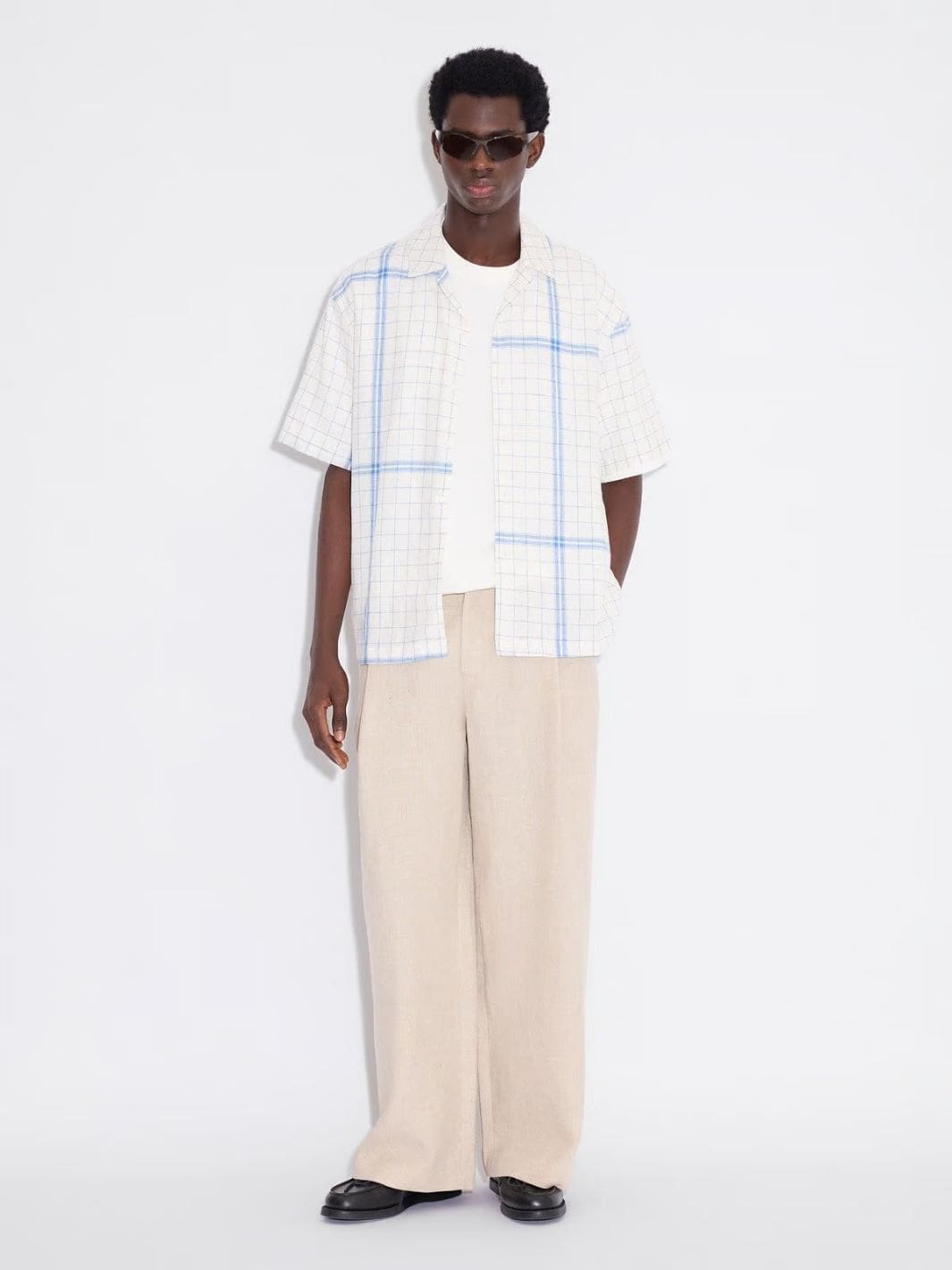 Holzweiler Shirts Skjorte | Pier Check Shirt Blue Mix