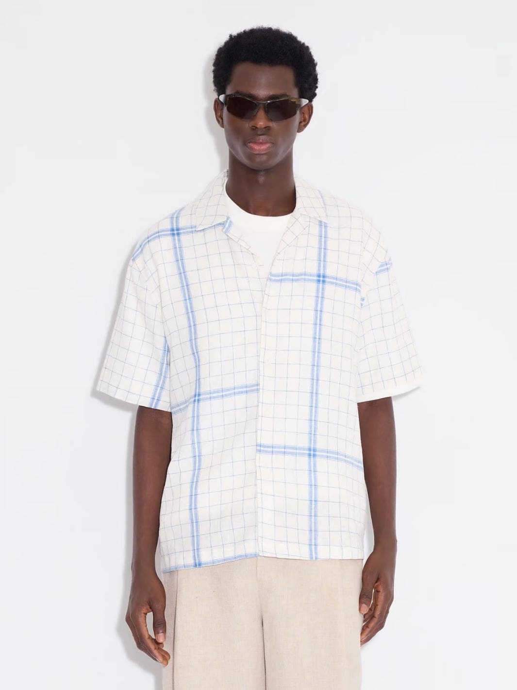 Holzweiler Shirts Skjorte | Pier Check Shirt Blue Mix