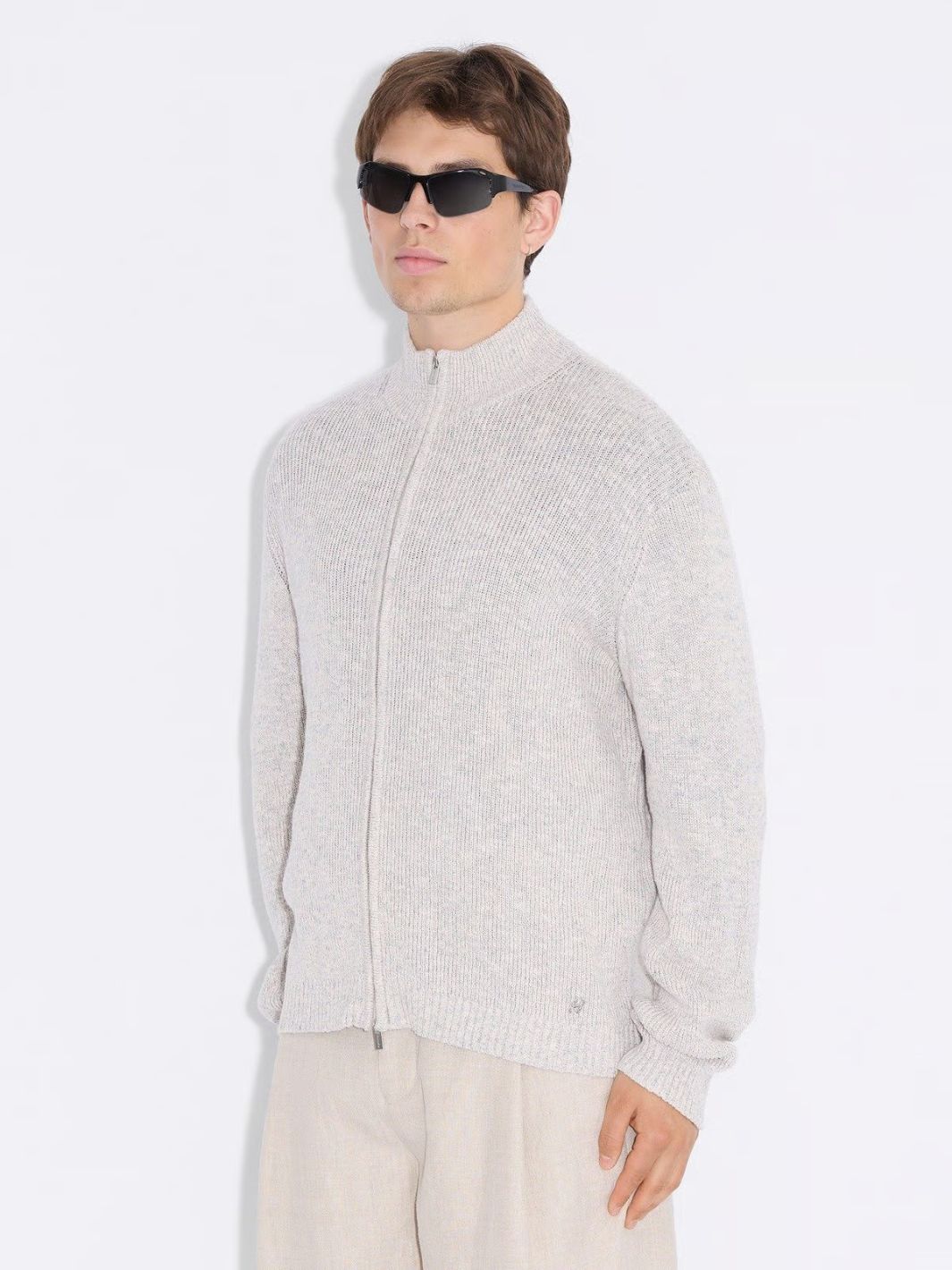 Holzweiler Sweaters Cardigan | Atlantic Zip Cardigan Blue Mix