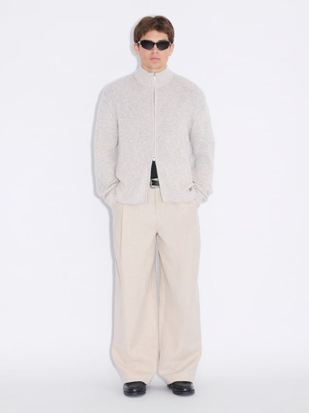 Holzweiler Sweaters Cardigan | Atlantic Zip Cardigan Blue Mix