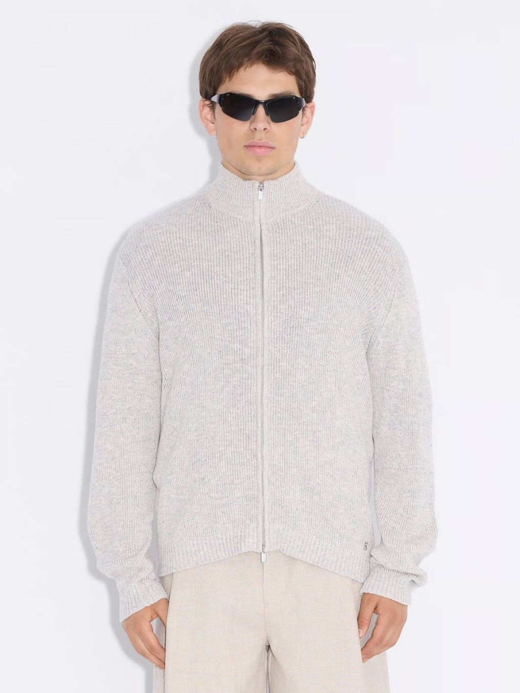 Holzweiler Sweaters Cardigan | Atlantic Zip Cardigan Blue Mix