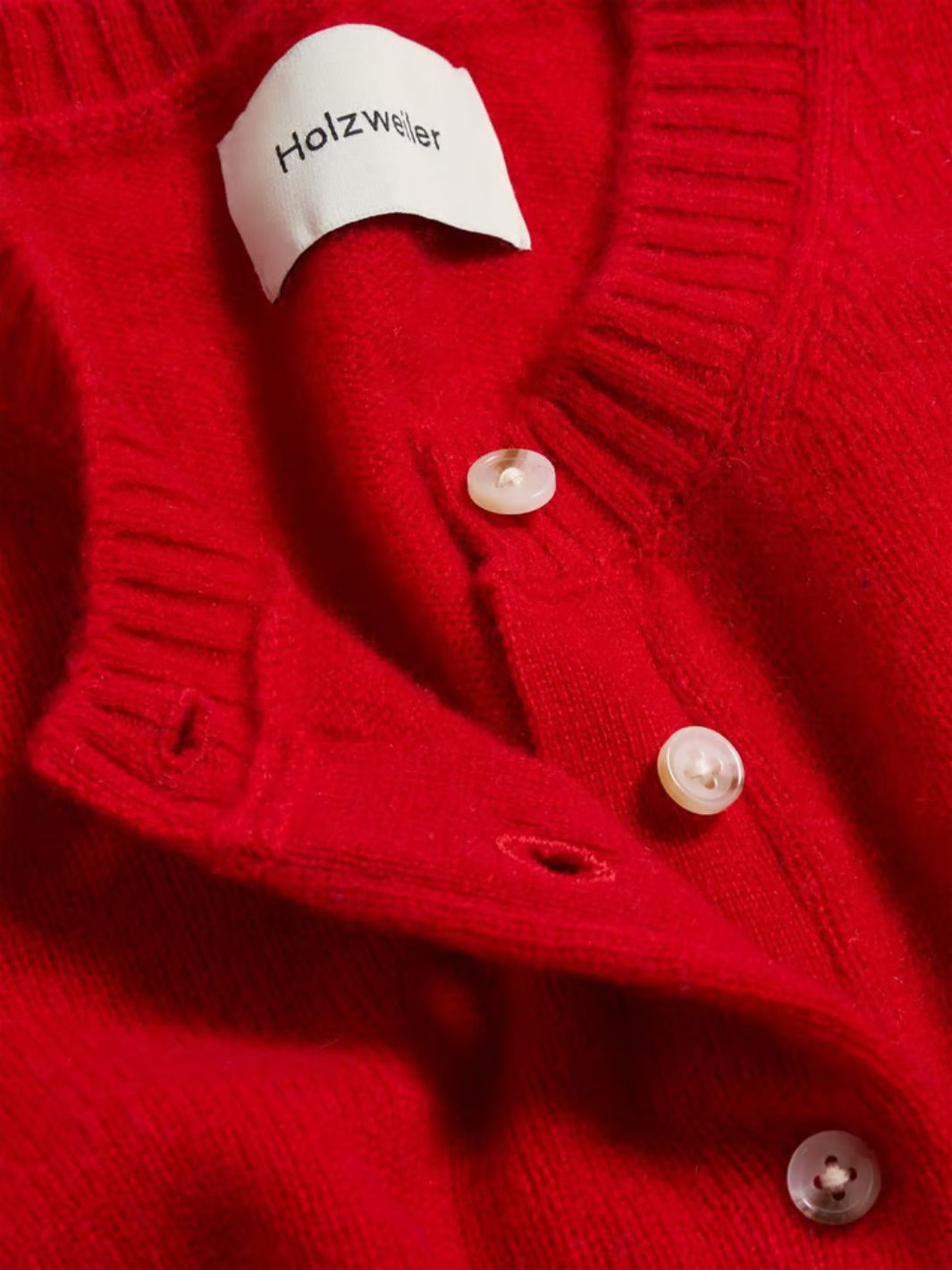 Holzweiler Sweaters Cardigan | Cashmere Cardigan Red