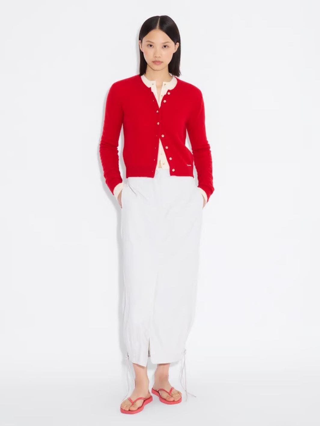 Holzweiler Sweaters Cardigan | Cashmere Cardigan Red