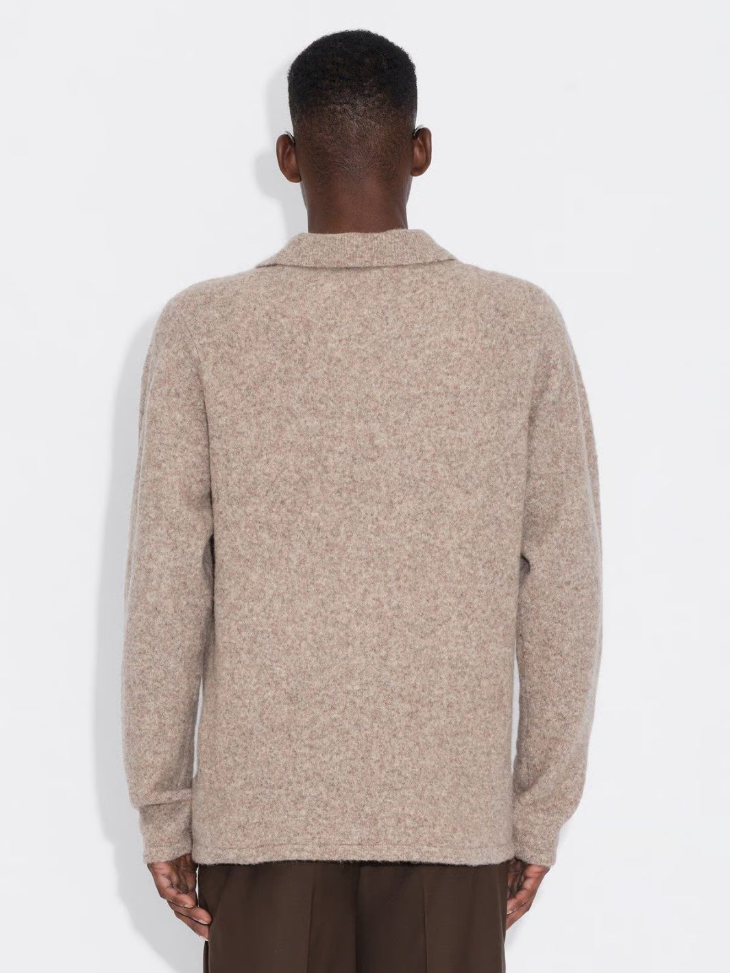 Holzweiler Sweaters Genser | Argyle Shirt Taupe