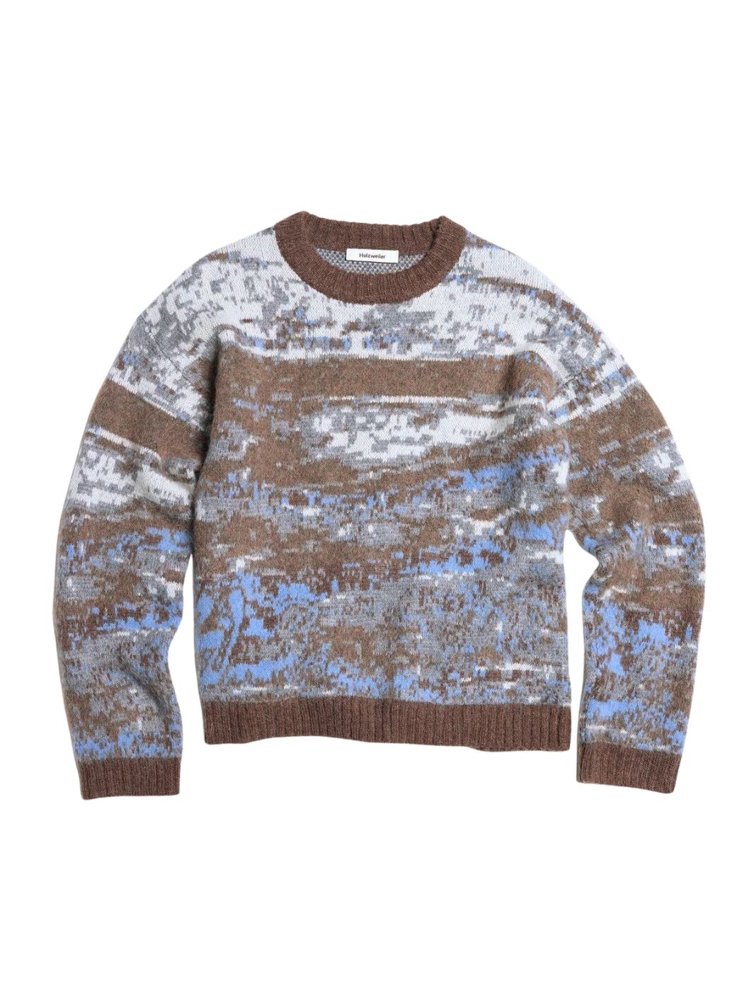 Holzweiler Sweaters Genser | Arvy Landscape Crew Brown Mix