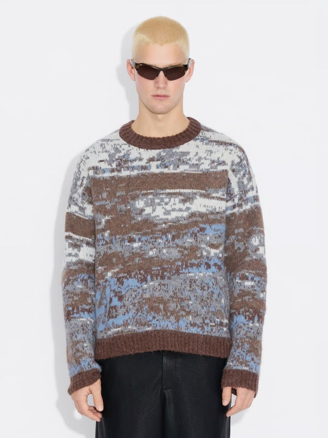 Holzweiler Sweaters Genser | Arvy Landscape Crew Brown Mix