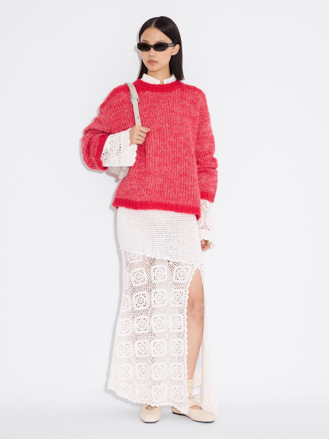 Holzweiler Sweaters Genser | Betty Sweater Red Mix