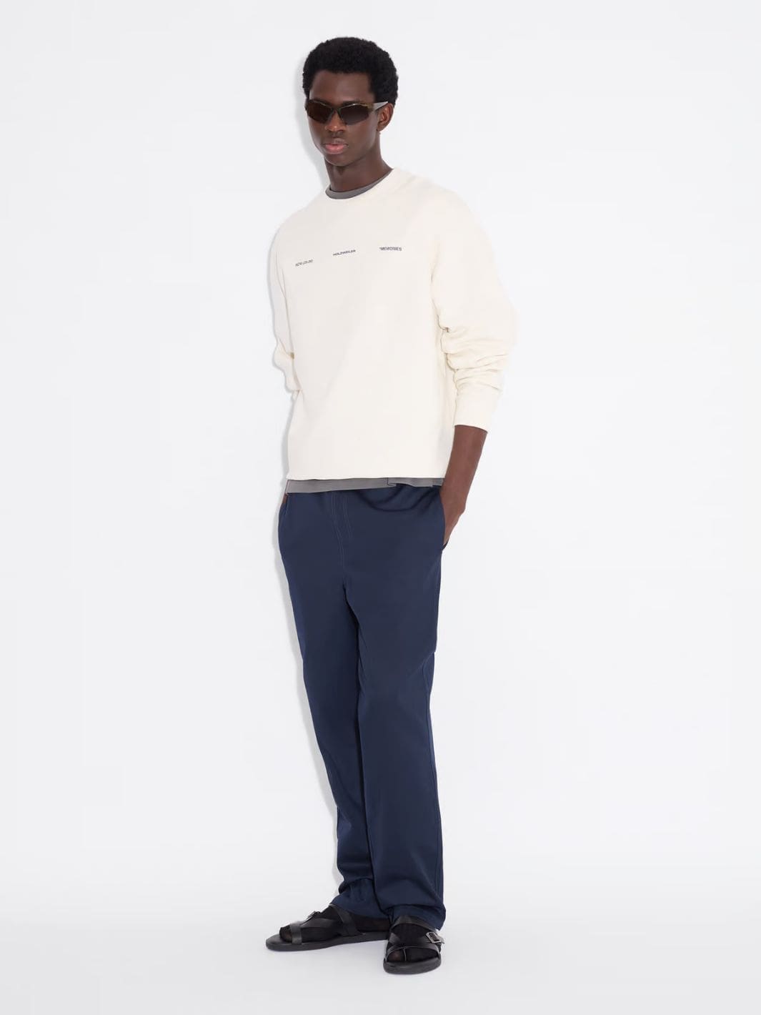 Holzweiler Sweaters Genser | Duke National Crew Ecru