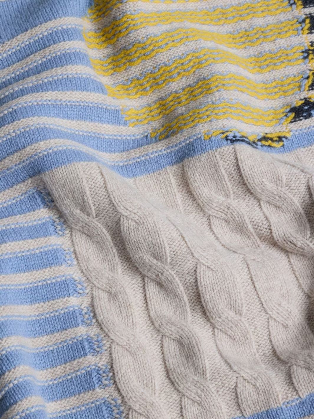 Holzweiler Sweaters Genser | Retro Sun Crew Beige Mix
