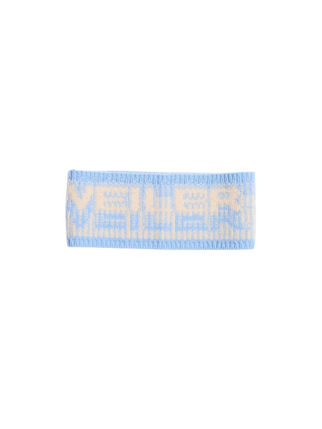 Holzweiler Sweaters Hodebånd | Ski Jaquard Headband Lt. Blue