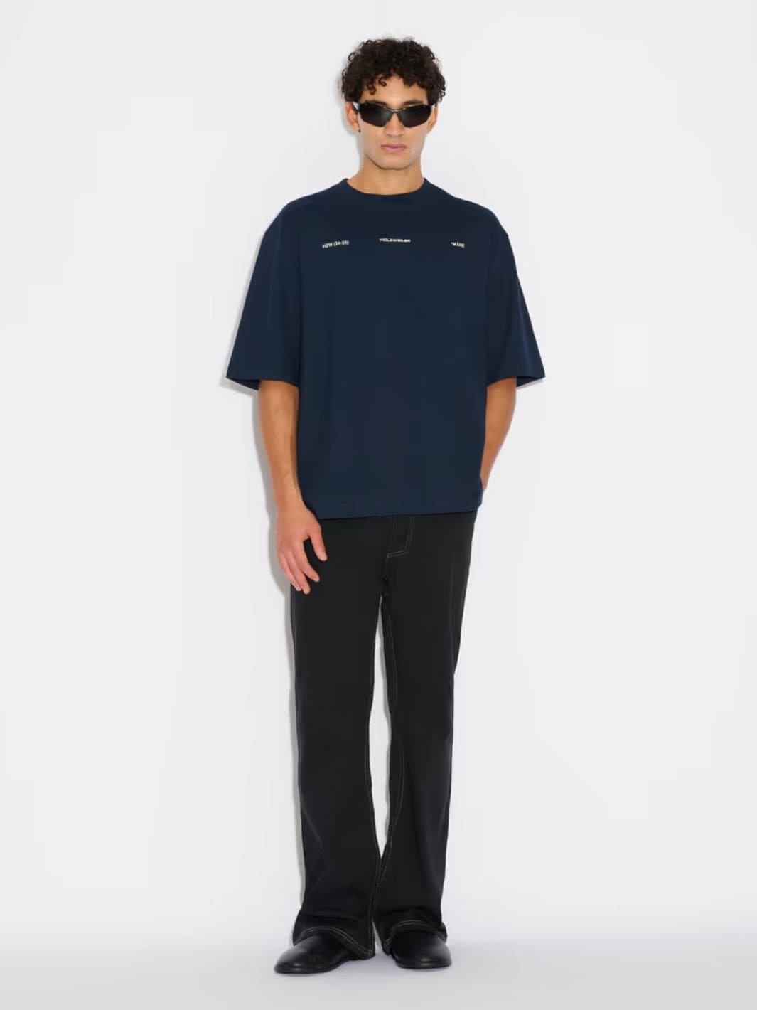 Holzweiler Sweaters T-Shirt | Ranger National Tee Dk. Blue