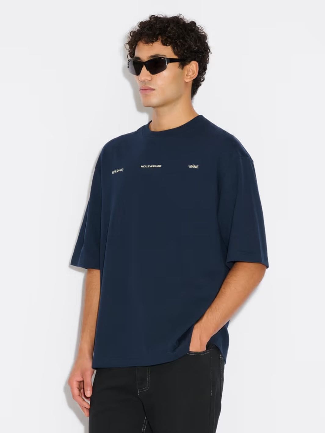 Holzweiler Sweaters T-Shirt | Ranger National Tee Dk. Blue