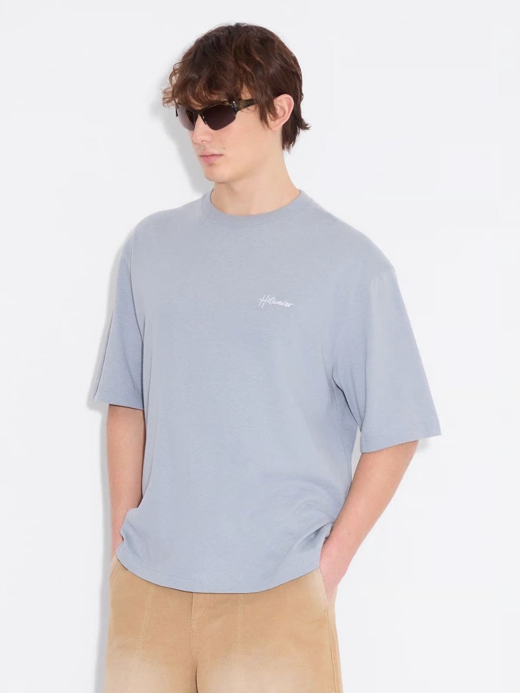 Holzweiler Tees & Longsleeves T-Shirt | Ranger Embroidery Tee Blue