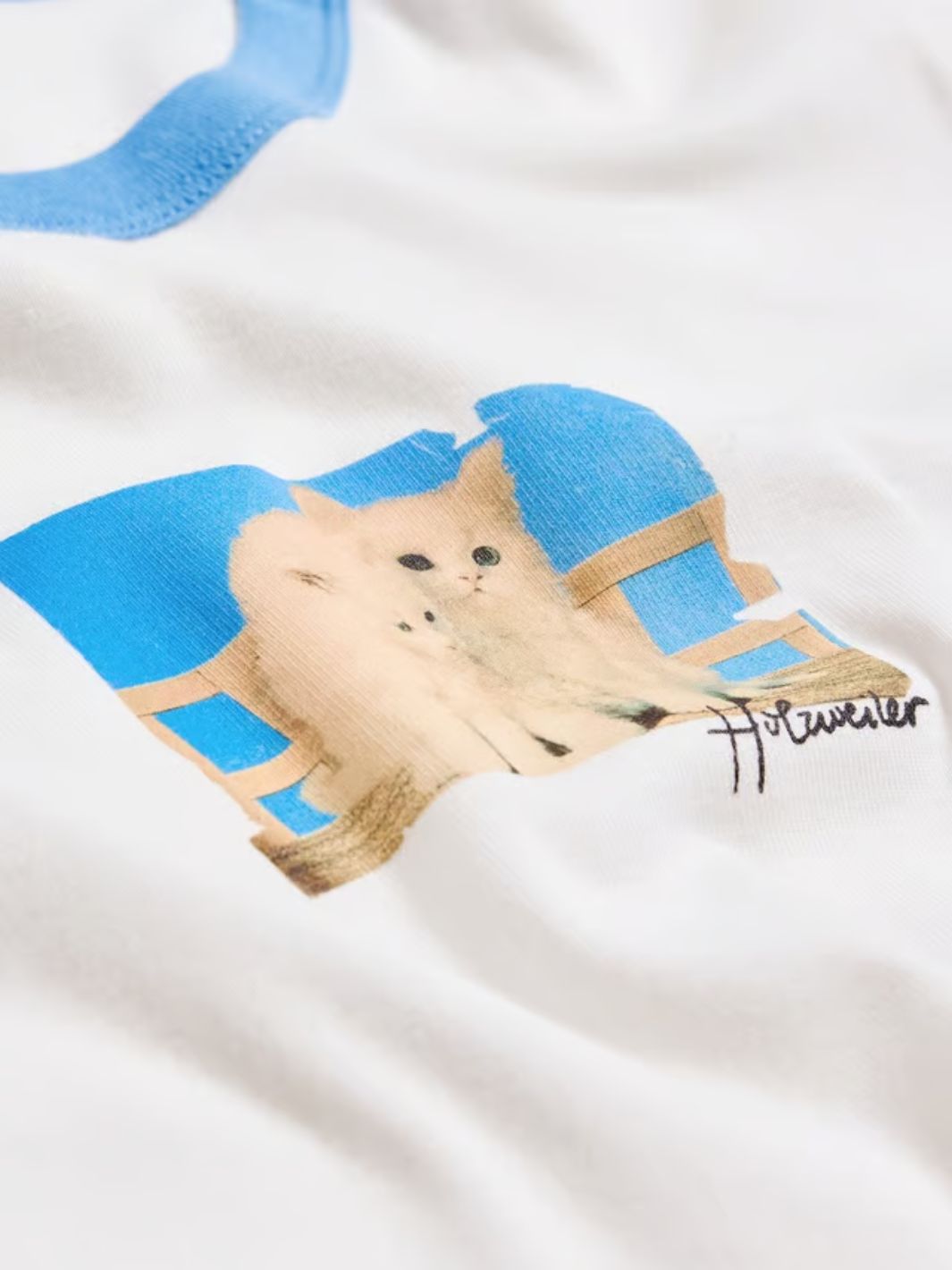 Holzweiler Tees & Longsleeves T-Skjorte | Kitty Tee White