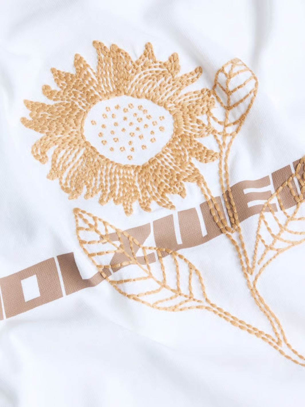 Holzweiler Tees & Longsleeves T-Skjorte | Ranger Sunflower Tee Ecru