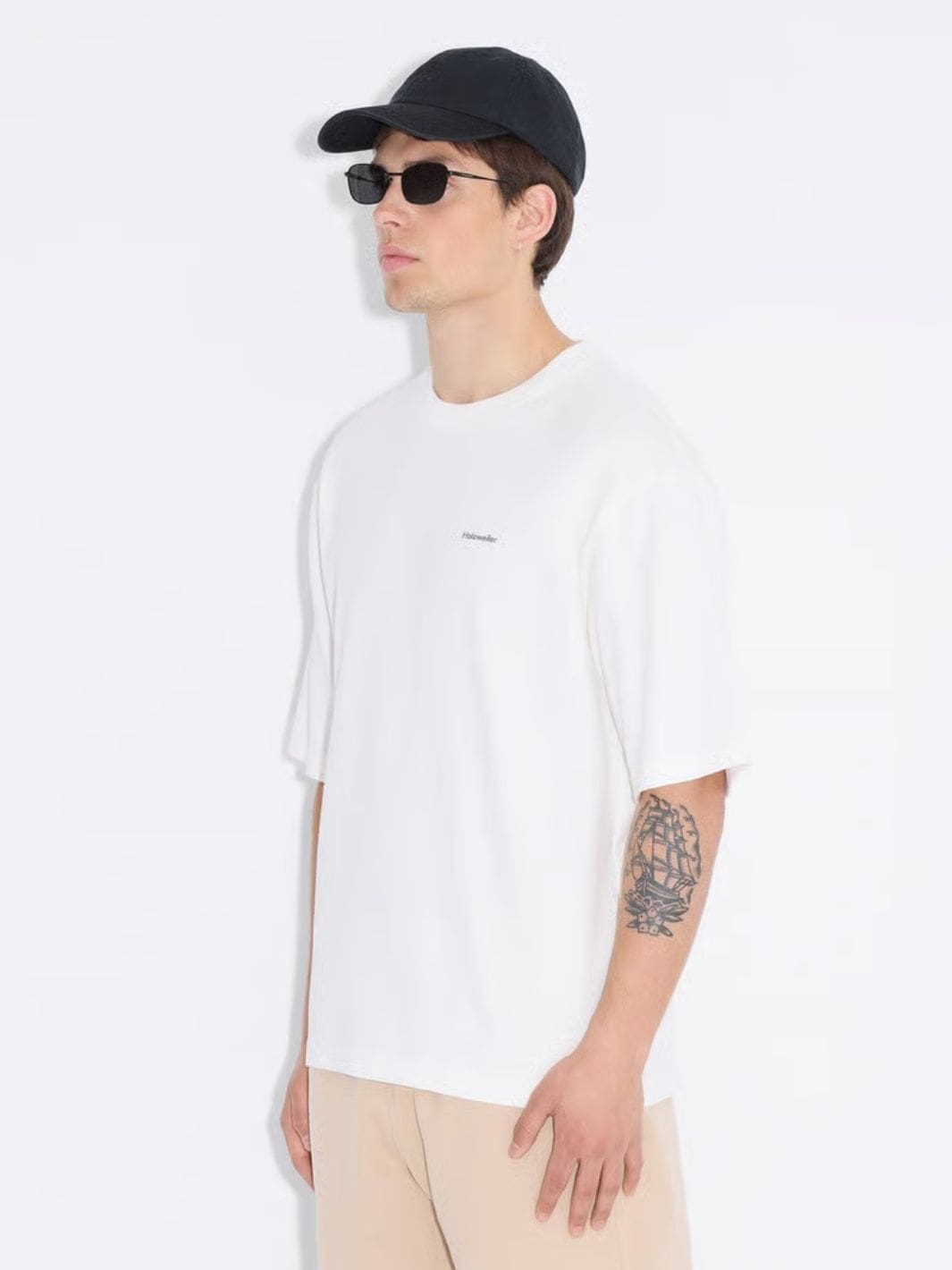 Holzweiler Tees & Longsleeves T-Skjorte | Relaxed Tee White