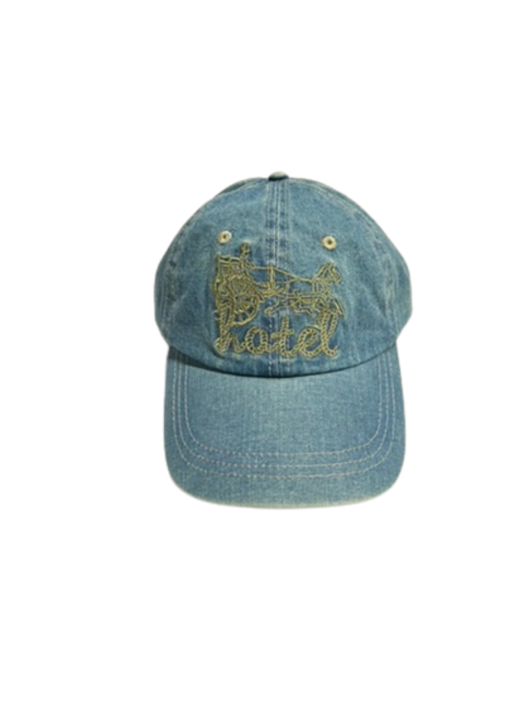 Hotel Accessories Cap | Wagon Embroidered Denim Hat