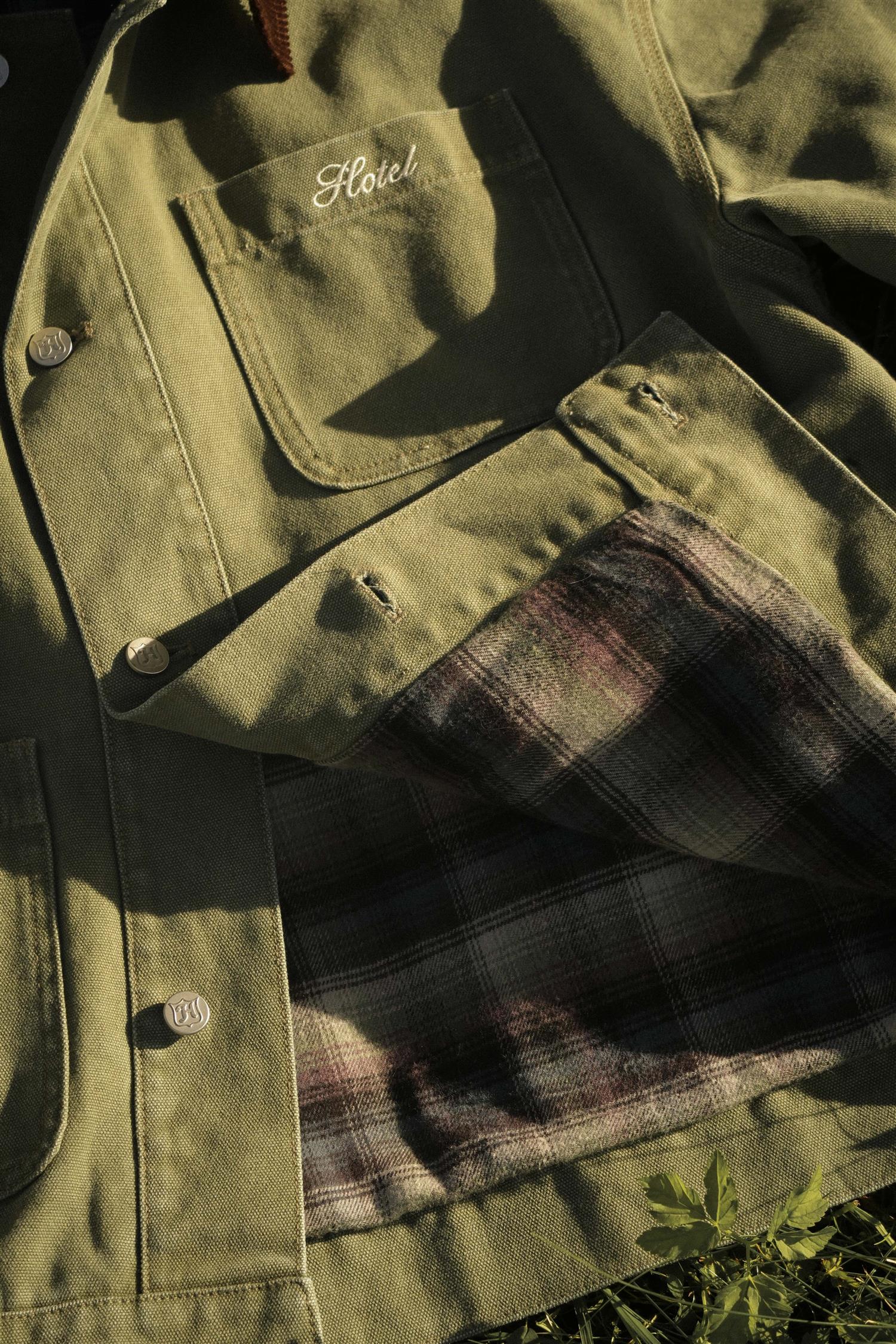 Hotel Outerwear Jakke | Canvas Chore Jacket Olive