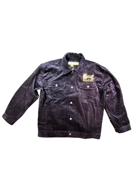 Hotel Outerwear Jakke | Wagon Corduroy Trucker Jacket Midnight Blue