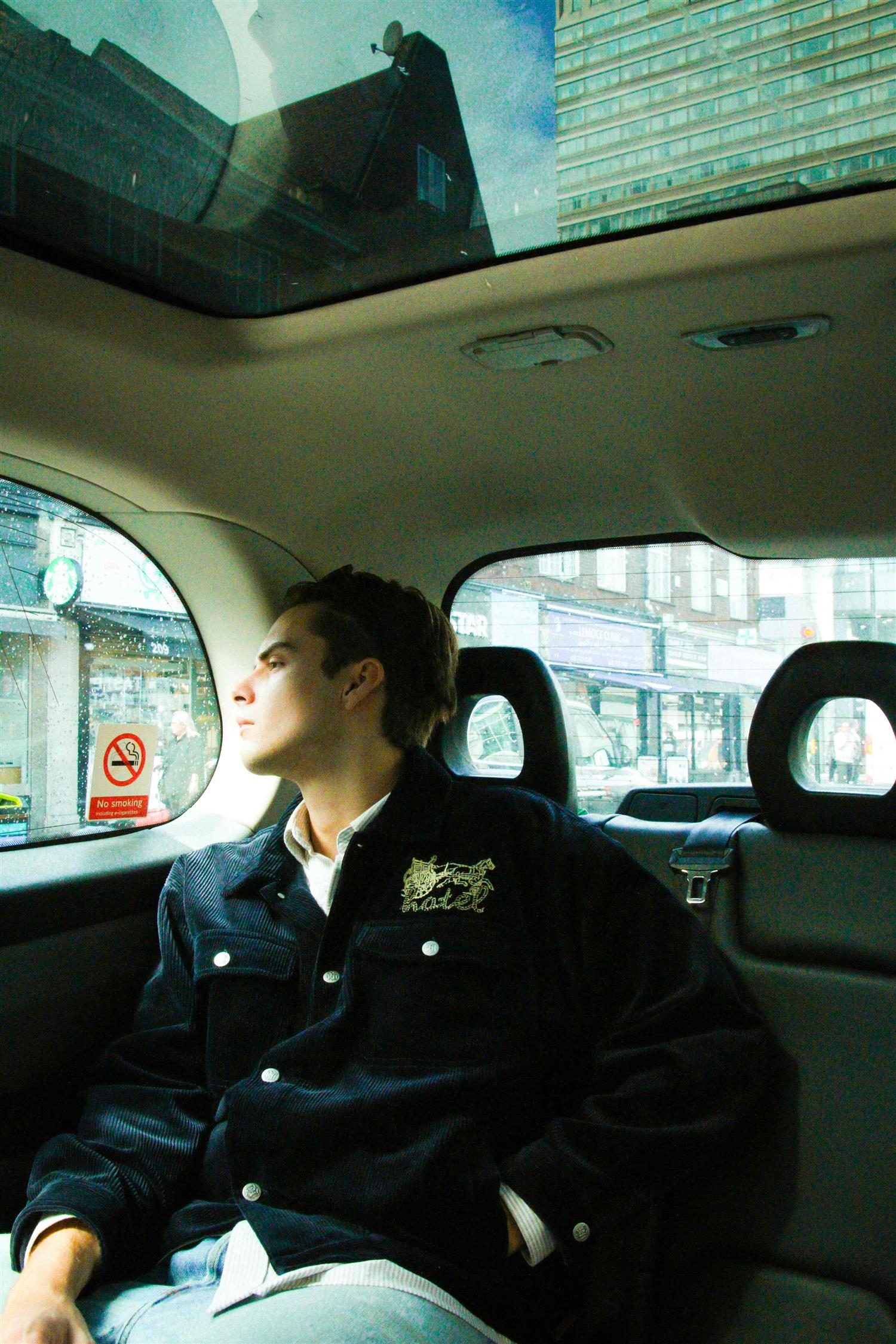 Hotel Outerwear Jakke | Wagon Corduroy Trucker Jacket Midnight Blue