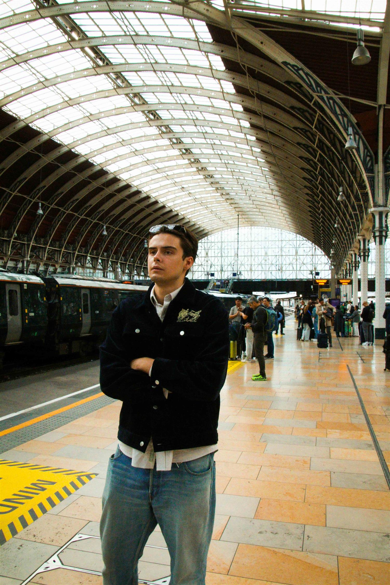 Hotel Outerwear Jakke | Wagon Corduroy Trucker Jacket Midnight Blue