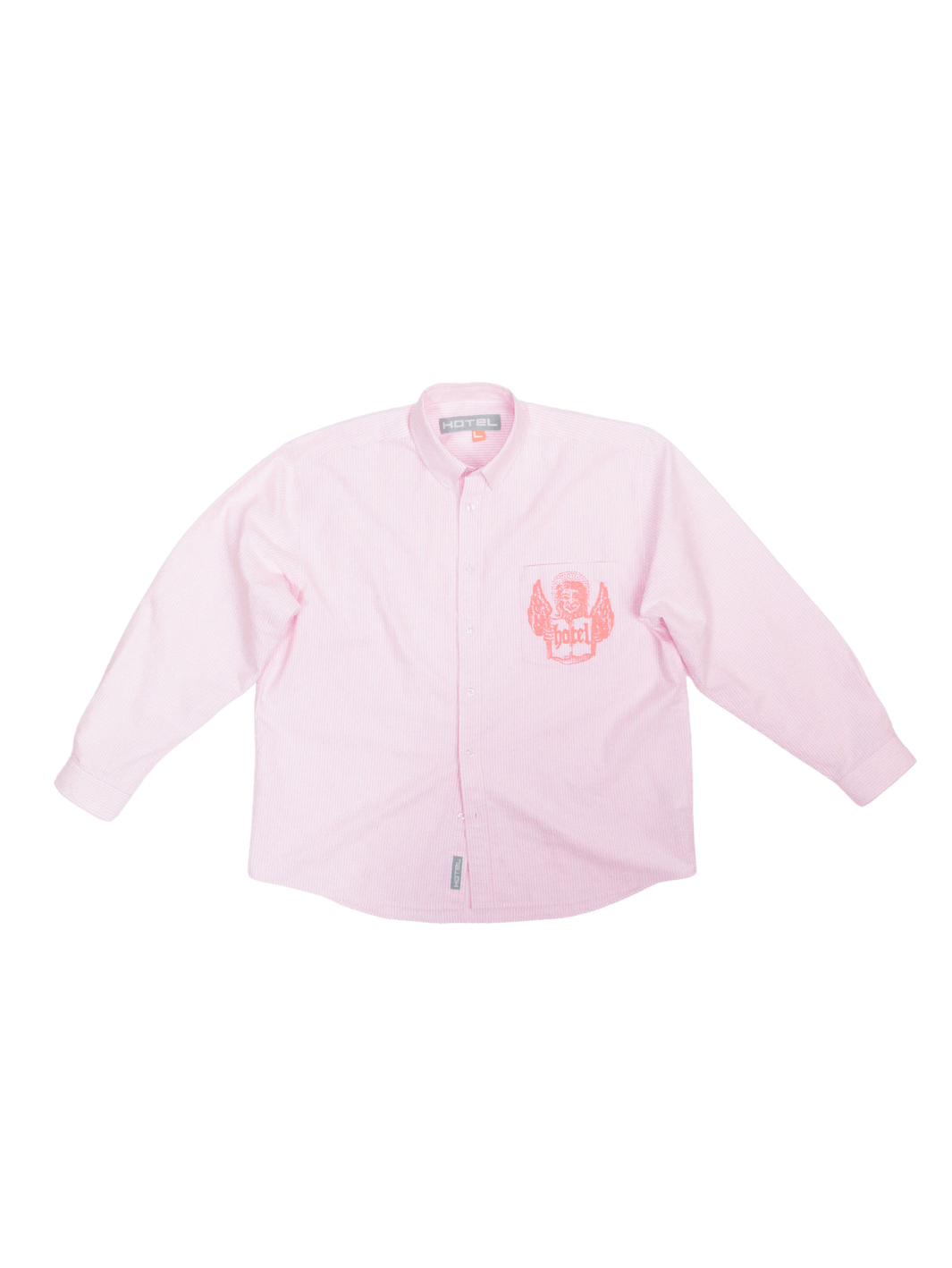 Hotel Shirts Skjorte | Oxford Striped Shirt Pink