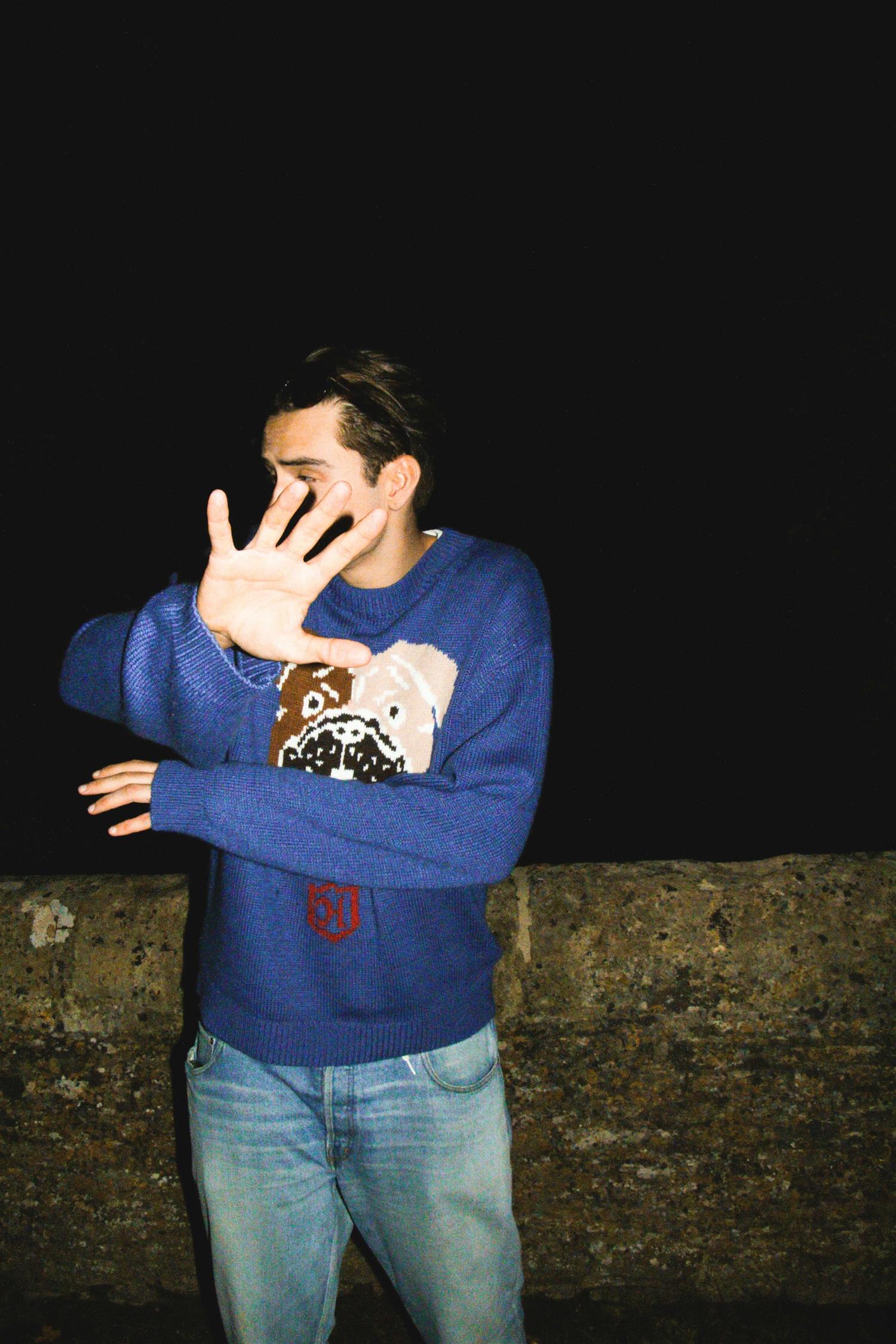 Hotel Sweaters Genser | Bulldog Knit Sweater French Navy