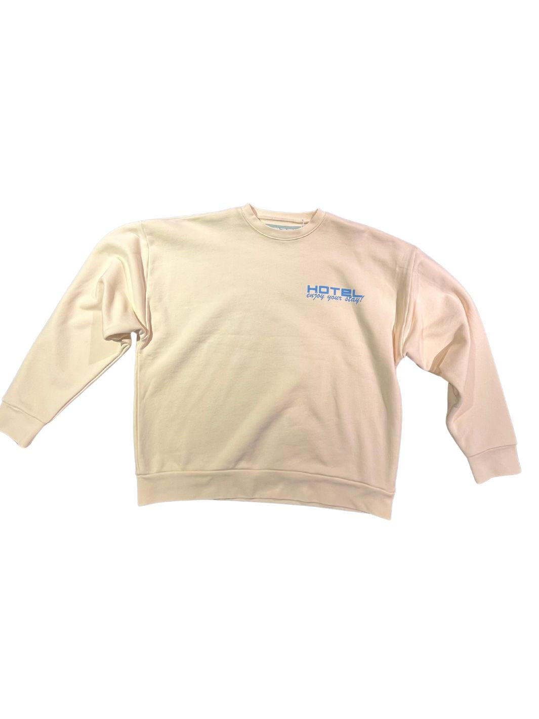 Hotel Sweaters Genser | Trunk Slogan Crewneck Cream