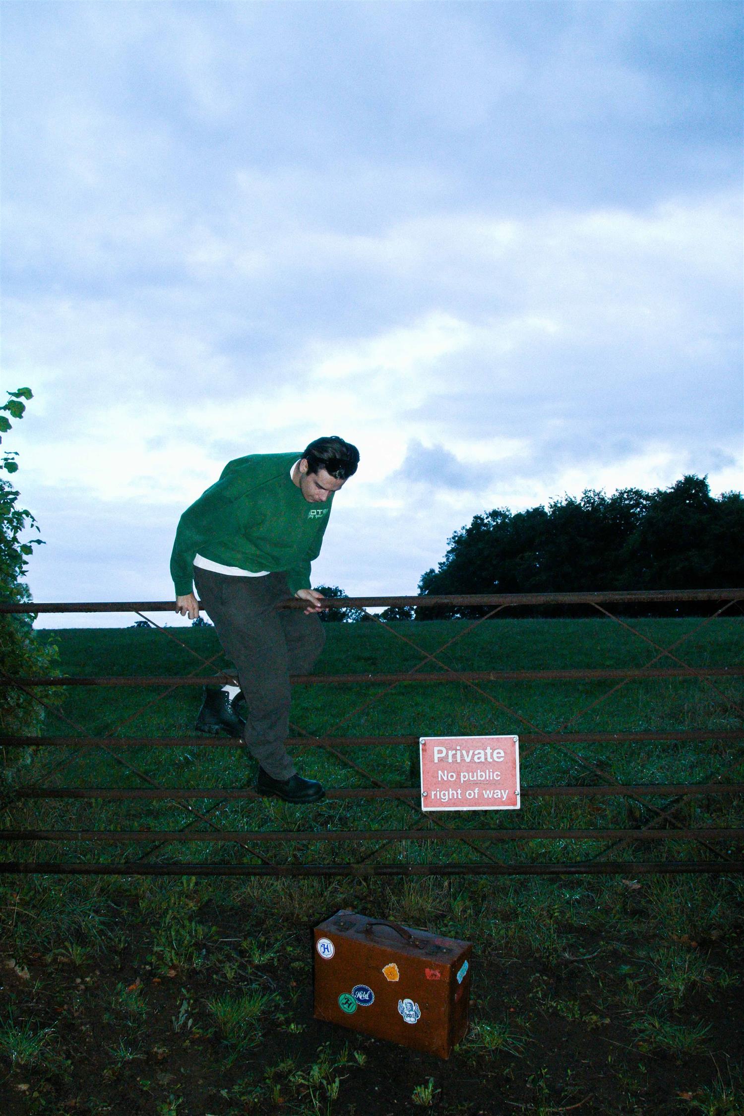 Hotel Sweaters Genser | Trunk Slogan Crewneck Forest