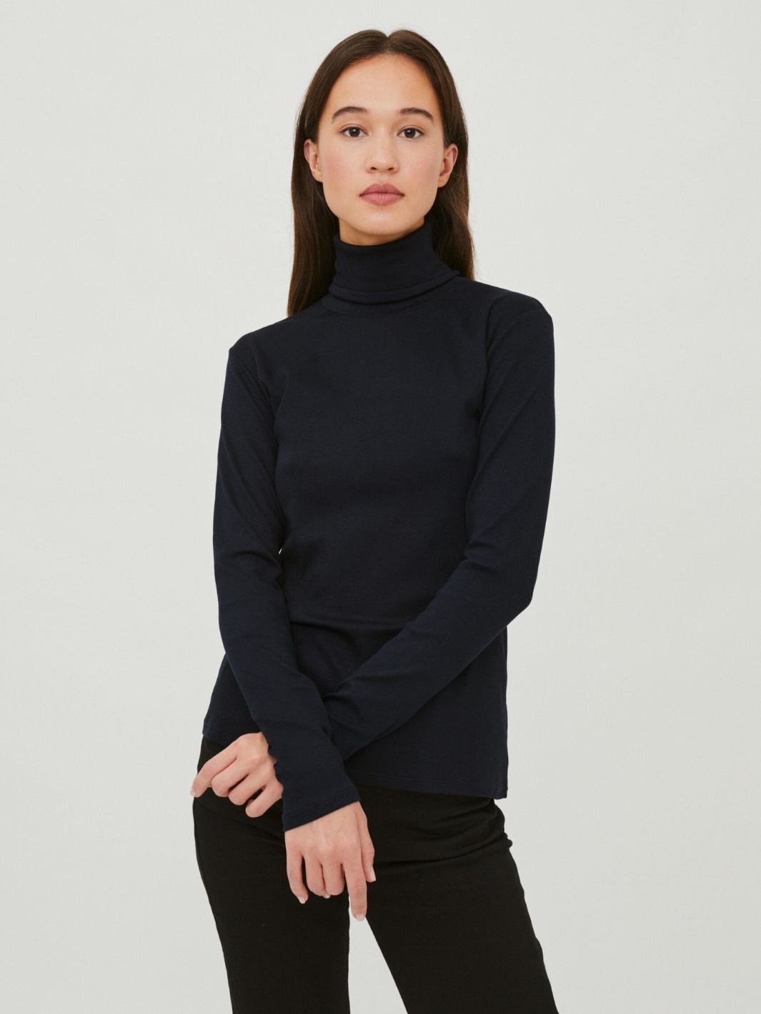 Julie Josephine Sweaters Genser | Camilla Cotton Polo Navy