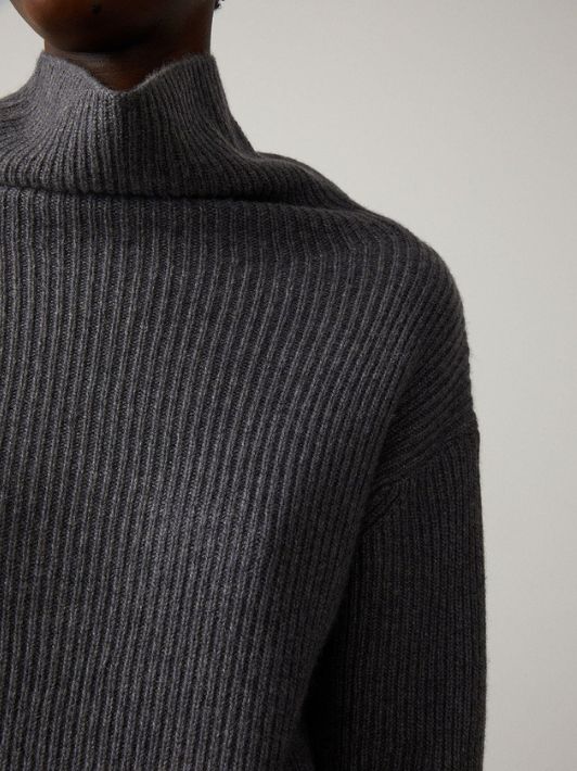 Lisa Yang Knit Genser | Ella Sweater Graphite