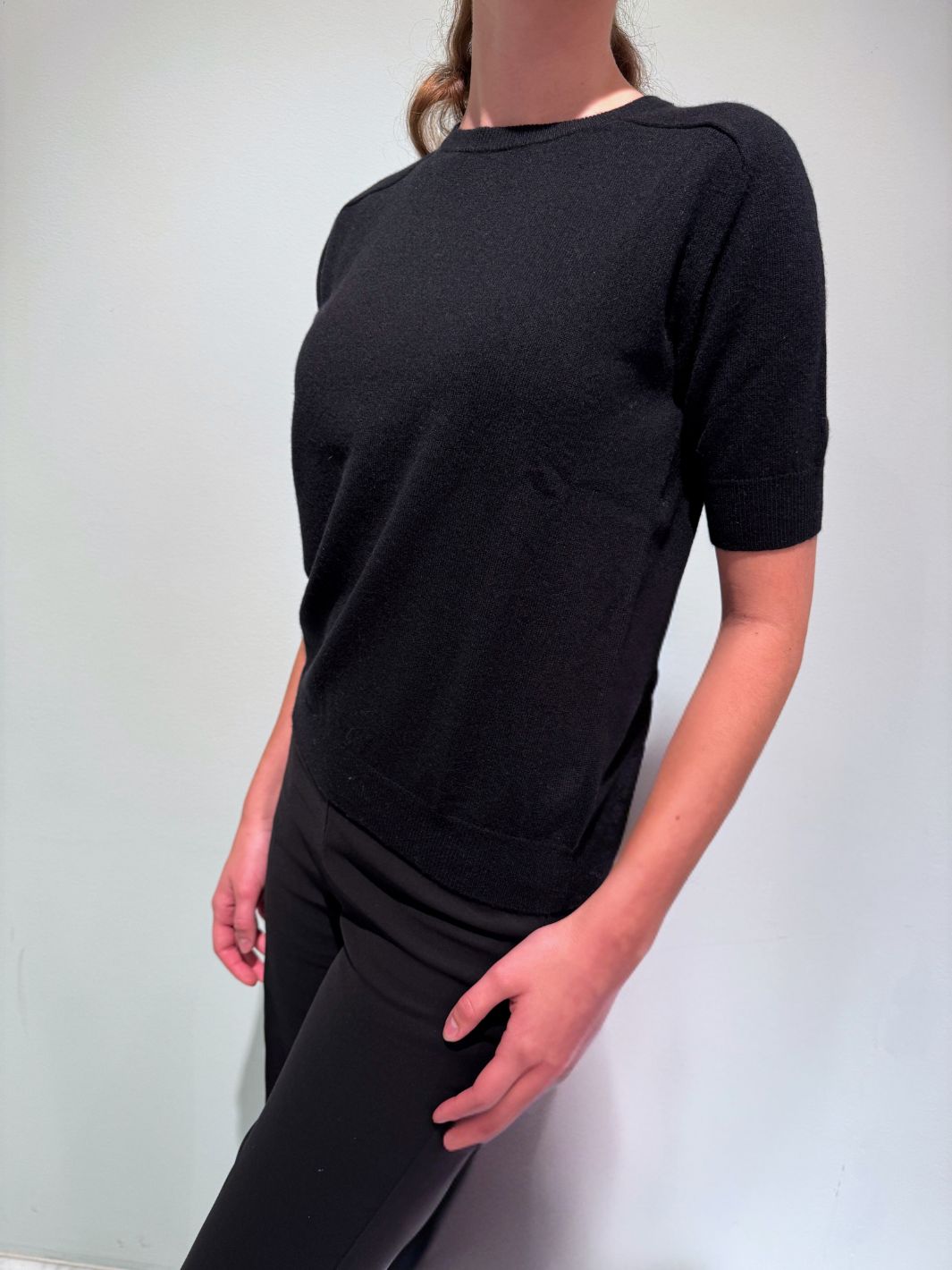 Lisa Yang Knit Genser | Kenza Sweater Black