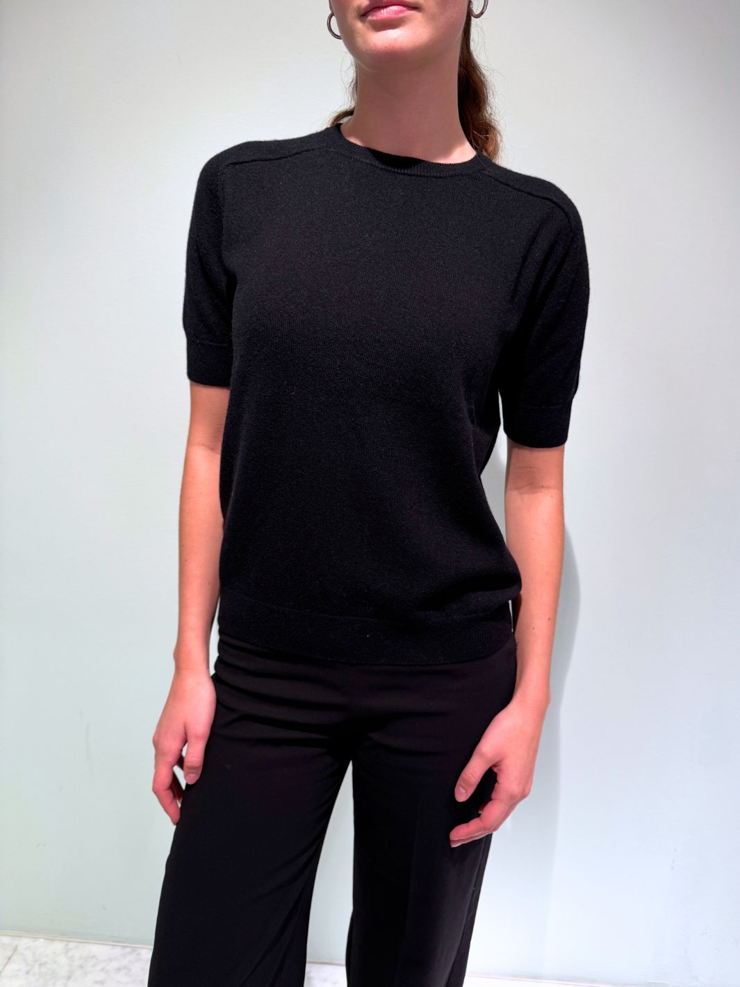 Lisa Yang Knit Genser | Kenza Sweater Black