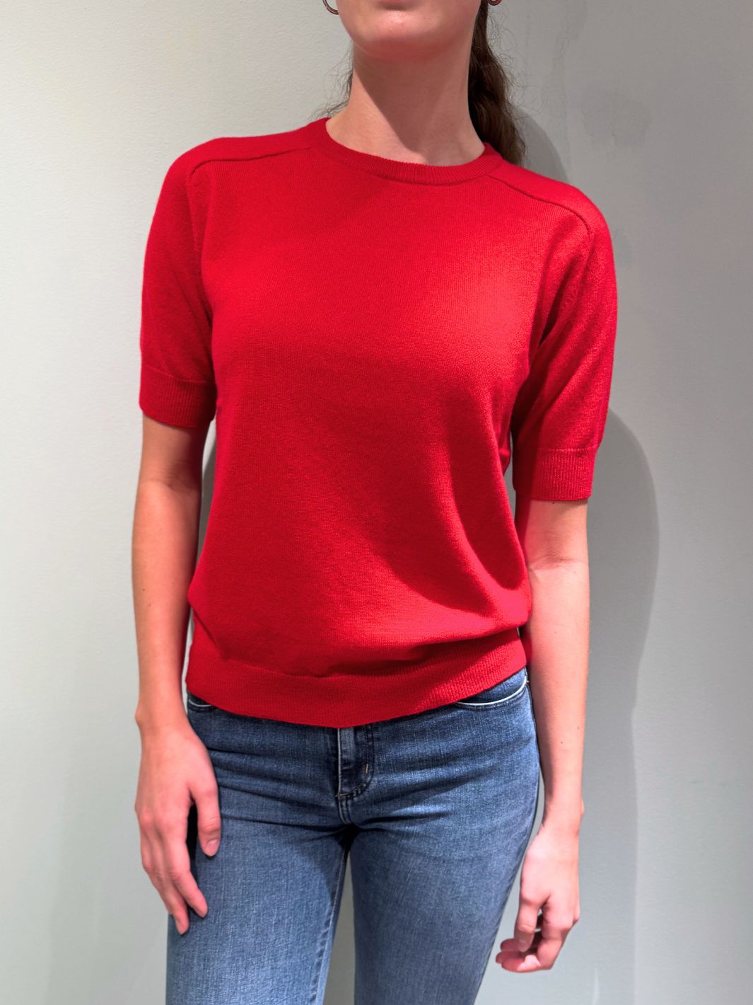Lisa Yang Knit Genser | Kenza Sweater Goji Berry