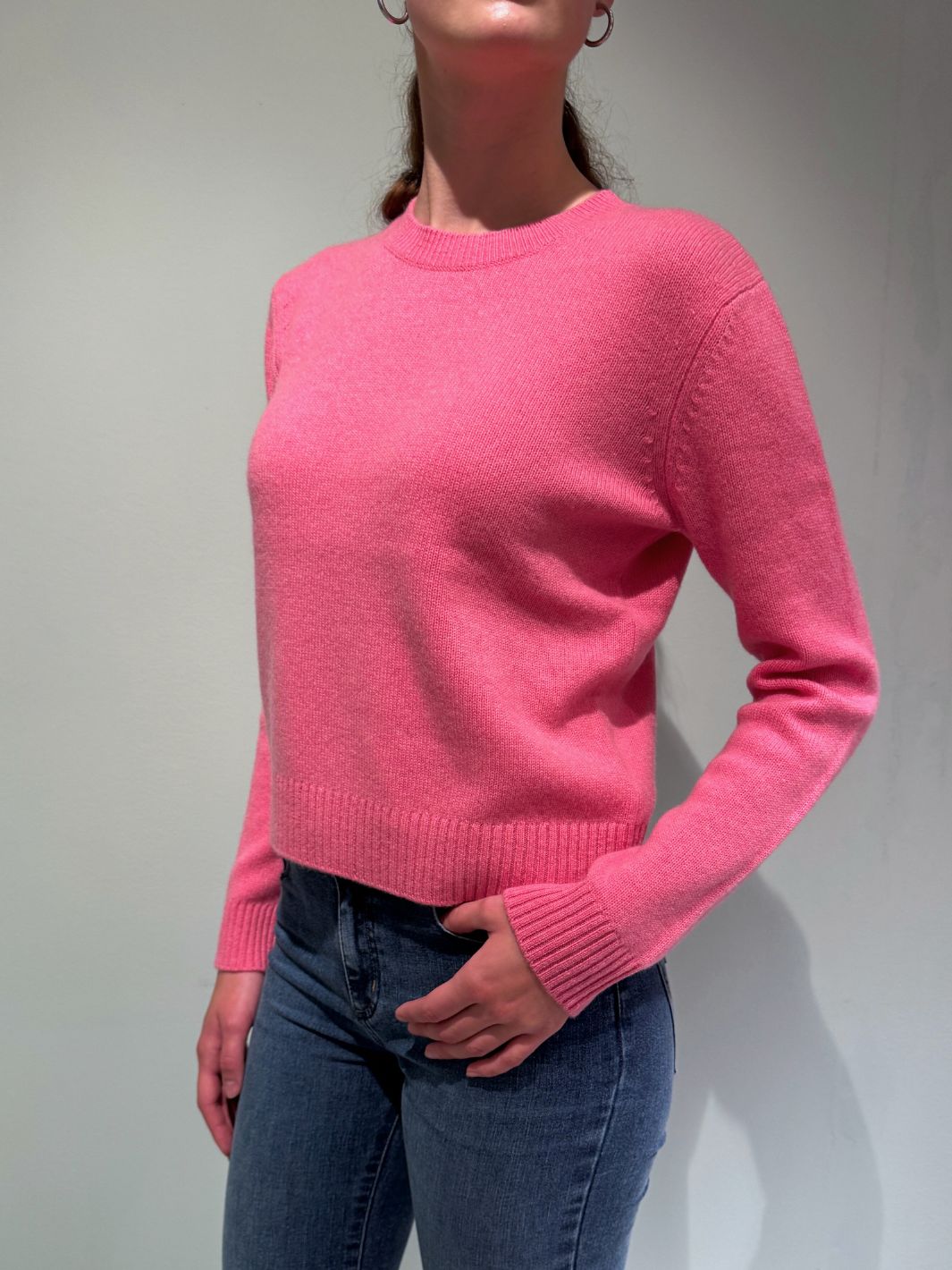 Lisa Yang Knit Genser | Mable Sweater Sakura Pink