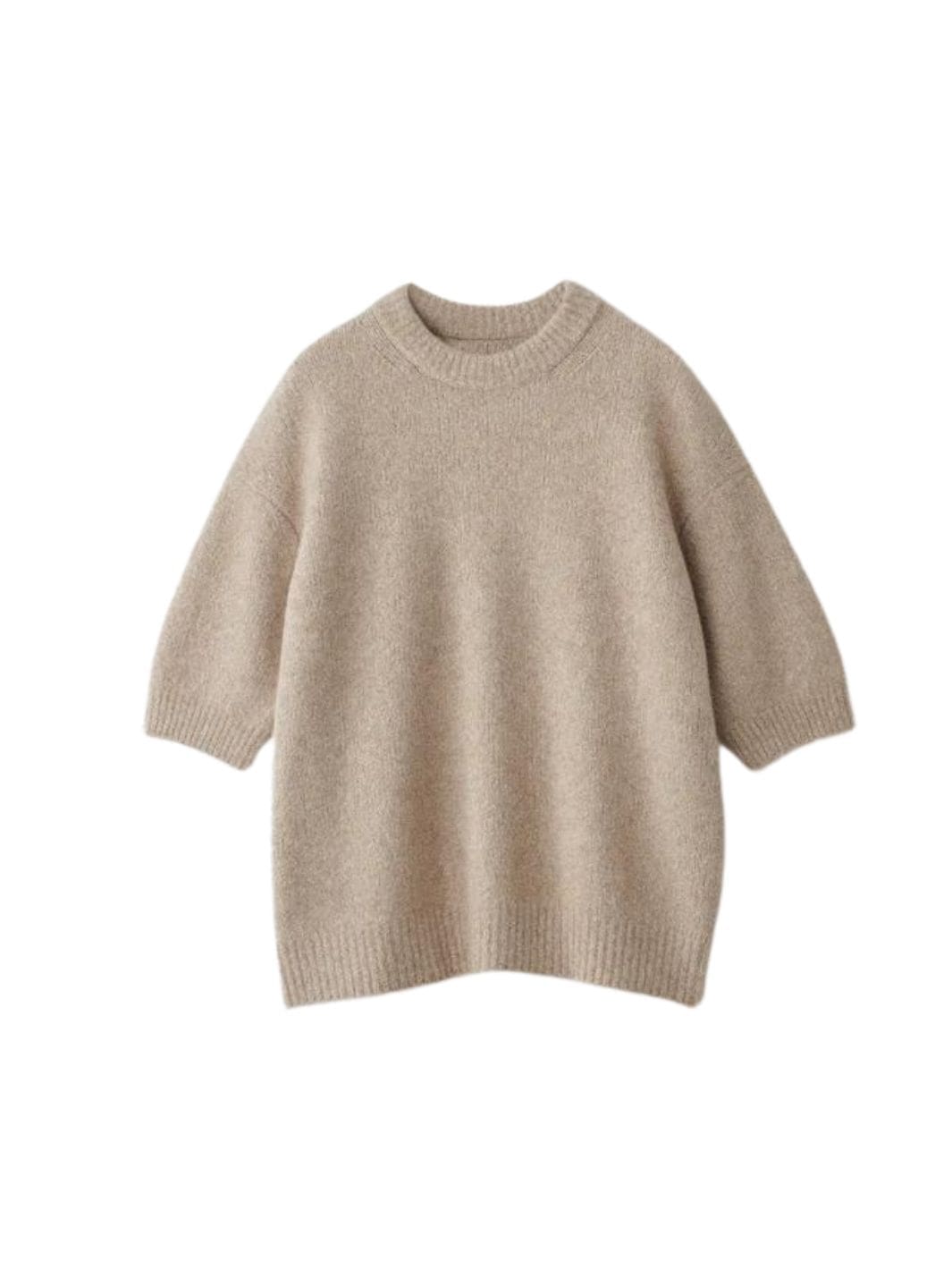Lisa Yang Knit Genser | Ninni Sweater Speckled Sand