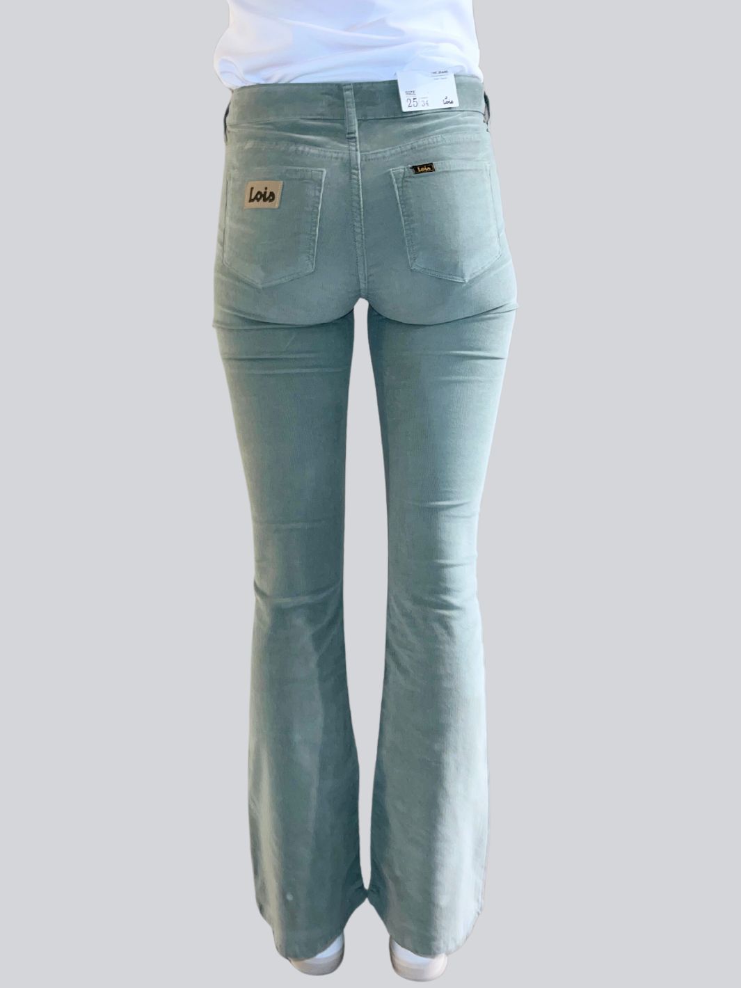 Lois Bukser Bukse | Raval Micro Vintage Aqua Gray
