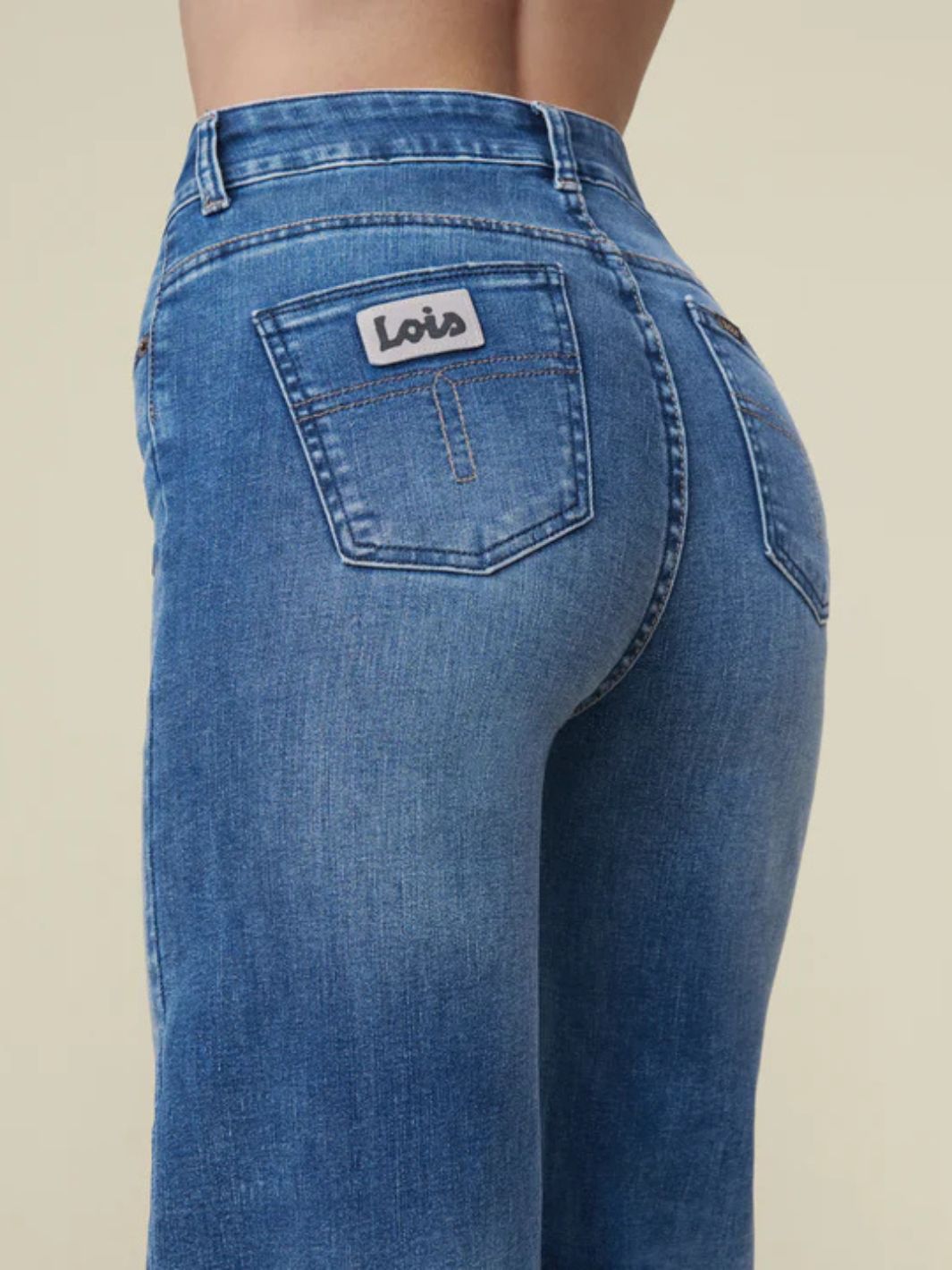 Lois Bukser Jeans | Palazzo Cobalt Stone