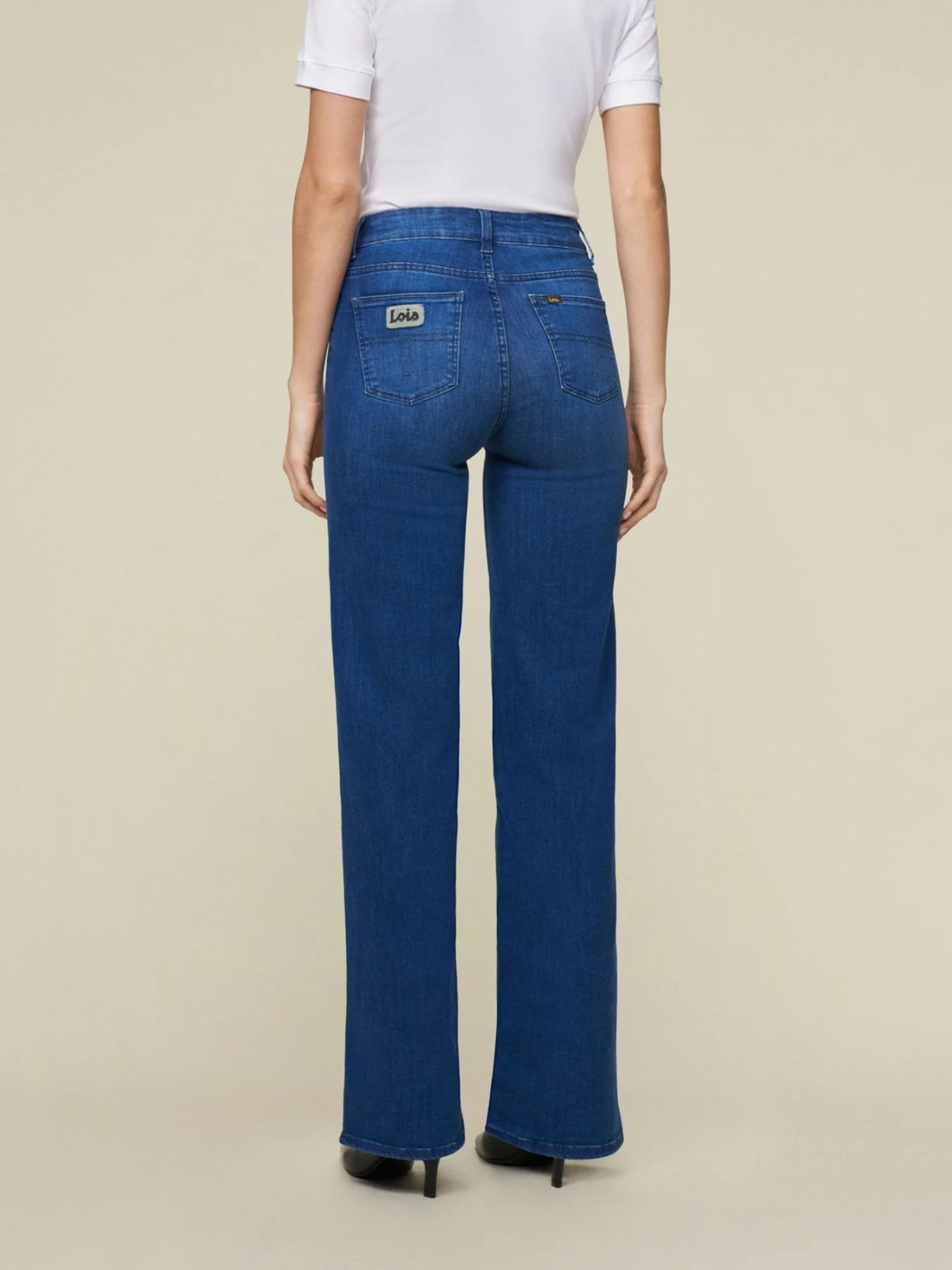 Lois Bukser Jeans | Palazzo Teal Stone