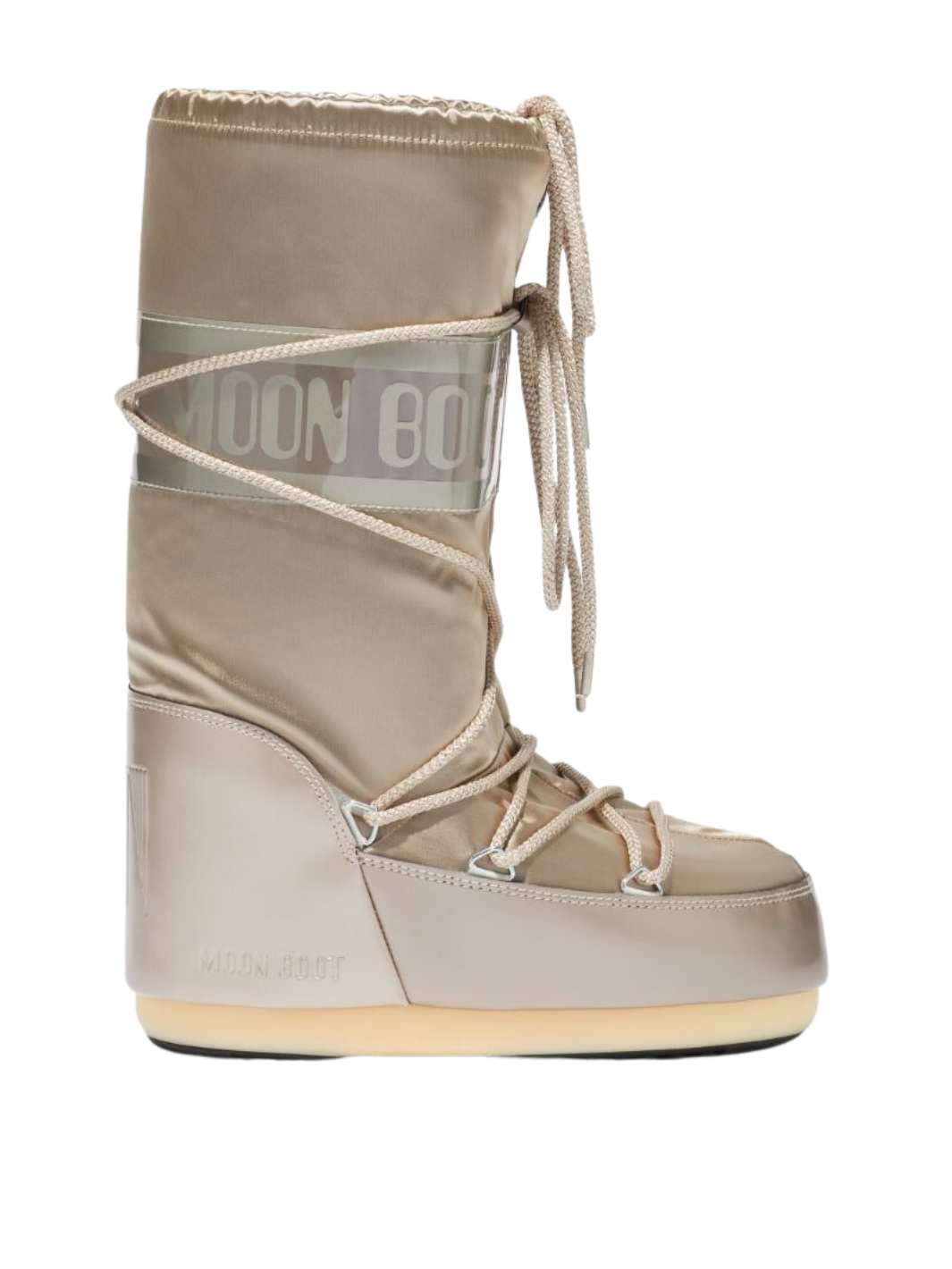 Moon Boot Shoes Boots | MB Icon Glance Platinum Satin