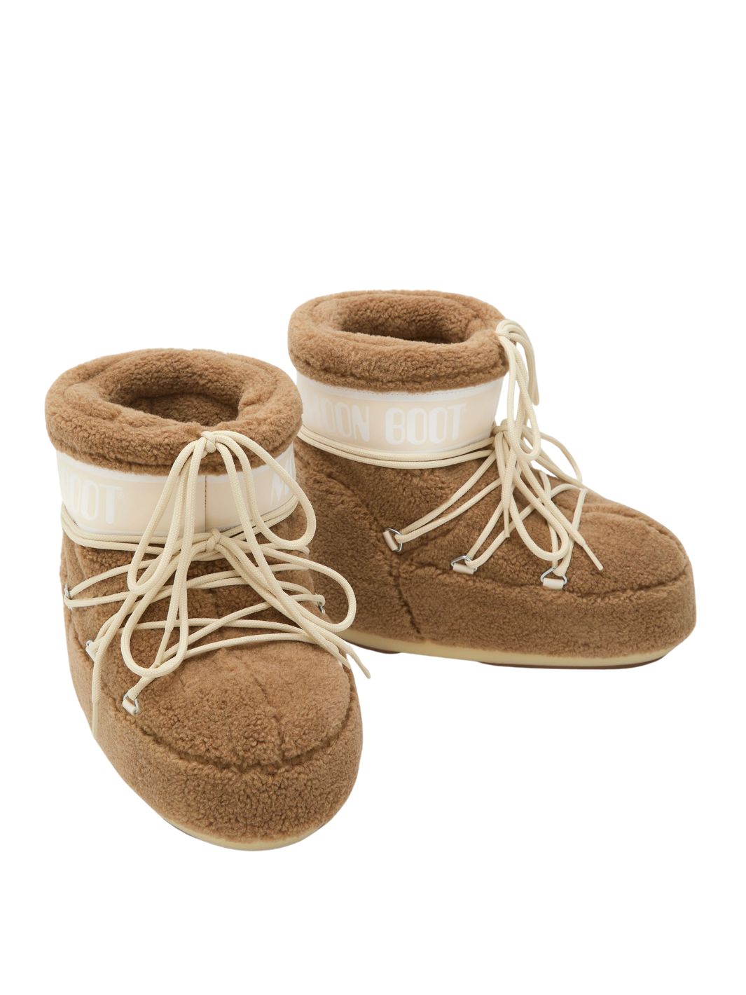 Moon Boot Shoes Boots | MB Icon Low Fleece Camel