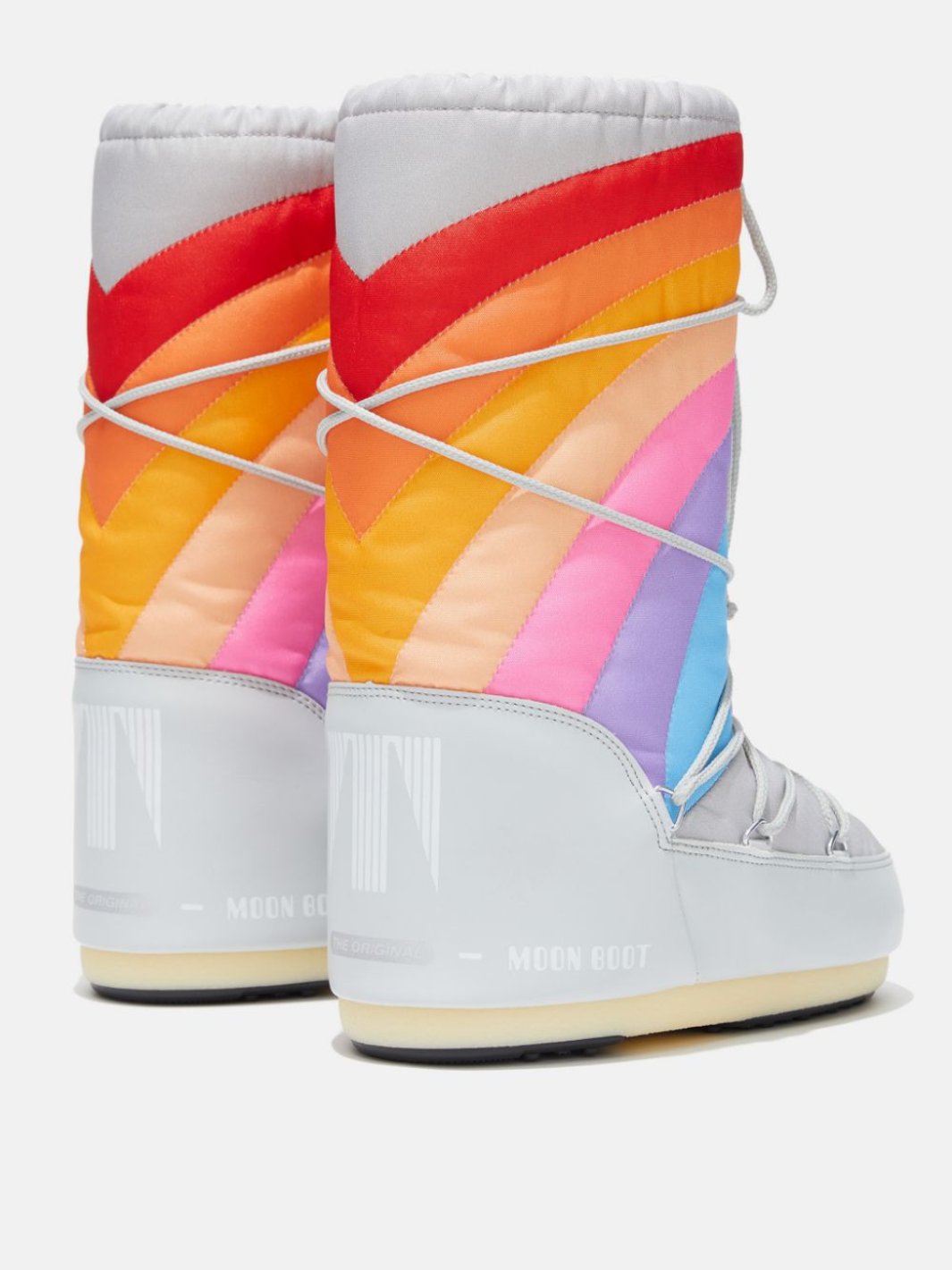 Moon Boot Shoes Boots | MB Icon Rainbow Glacier/Blue-Red