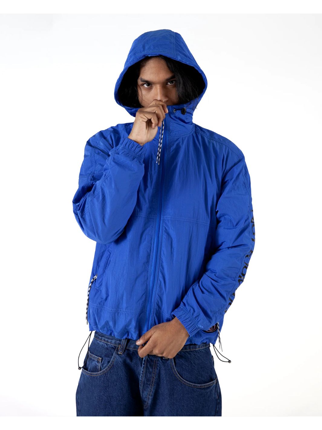 No Problemo Jackets XL / Blå Jakke | NP Contrast Nylon Jacket