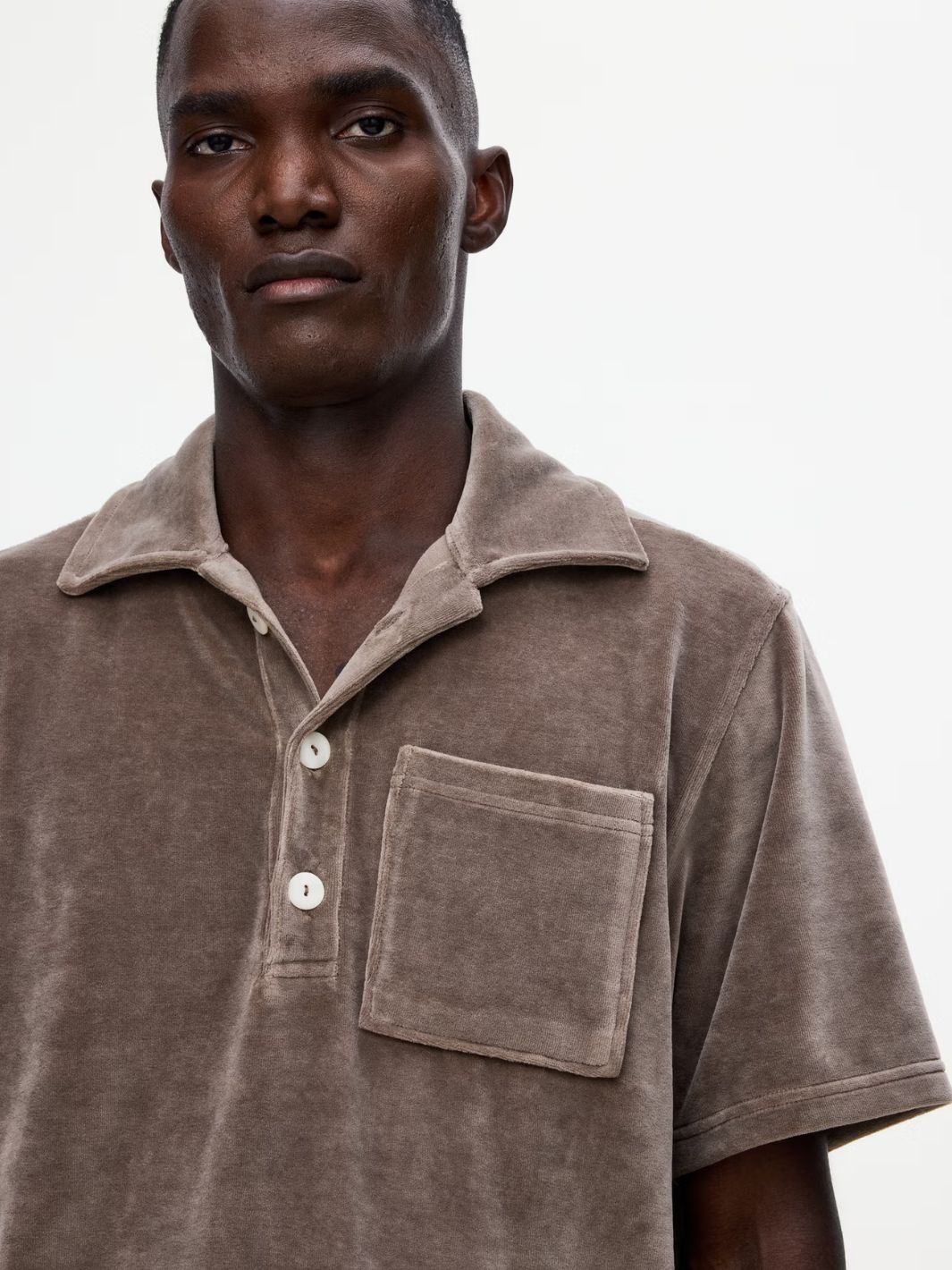 Oas Shirts Girona Velour Shirt Morel