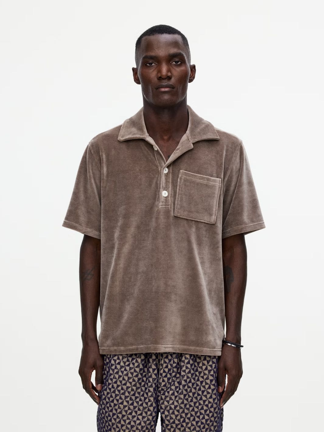 Oas Shirts Girona Velour Shirt Morel